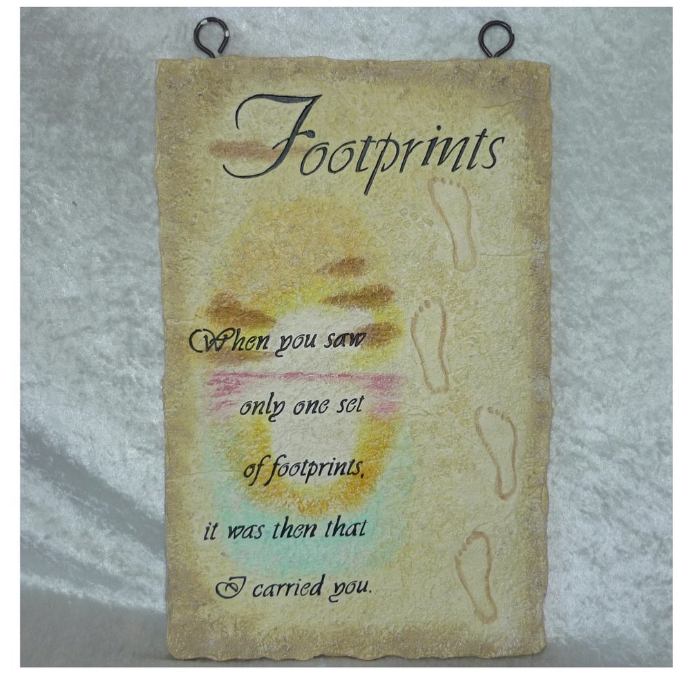 Footprints Design Post Art Garden of Grace made in 2003